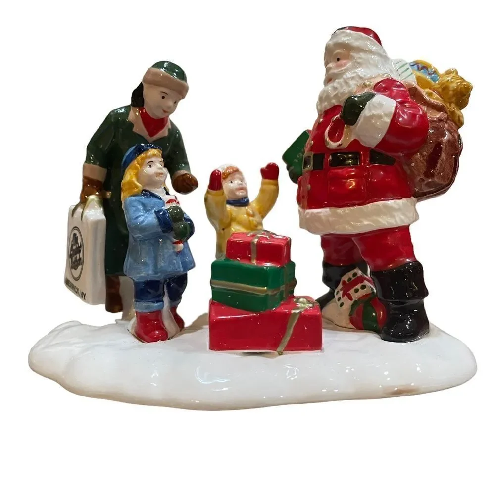 A‎ VISIT WITH SANTA by DEPT 56